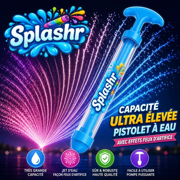 Splashr Pistolet à Eau Feu d'Artifice